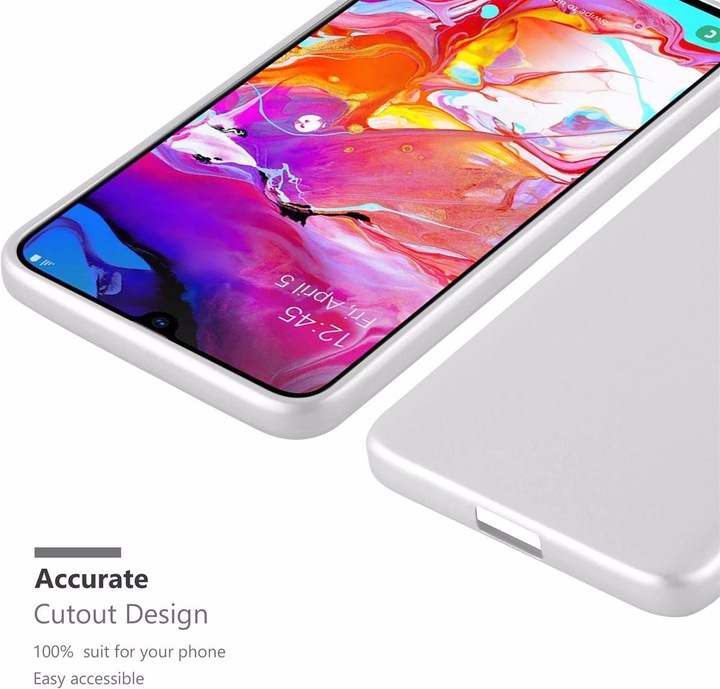 Produktbild Cadorabo TPU Matt Metallic Cover (Samsung Galaxy A70S, Samsung Galaxy A70)