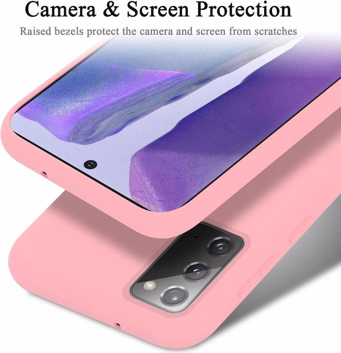 Produktbild Cadorabo TPU Liquid Silicone Case Cover (Samsung Galaxy Note 20)