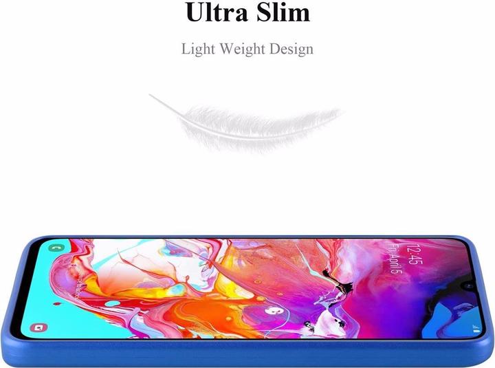 Actual product image Cadorabo TPU Matt Metallic Cover (Samsung Galaxy A70, Samsung Galaxy A70S)