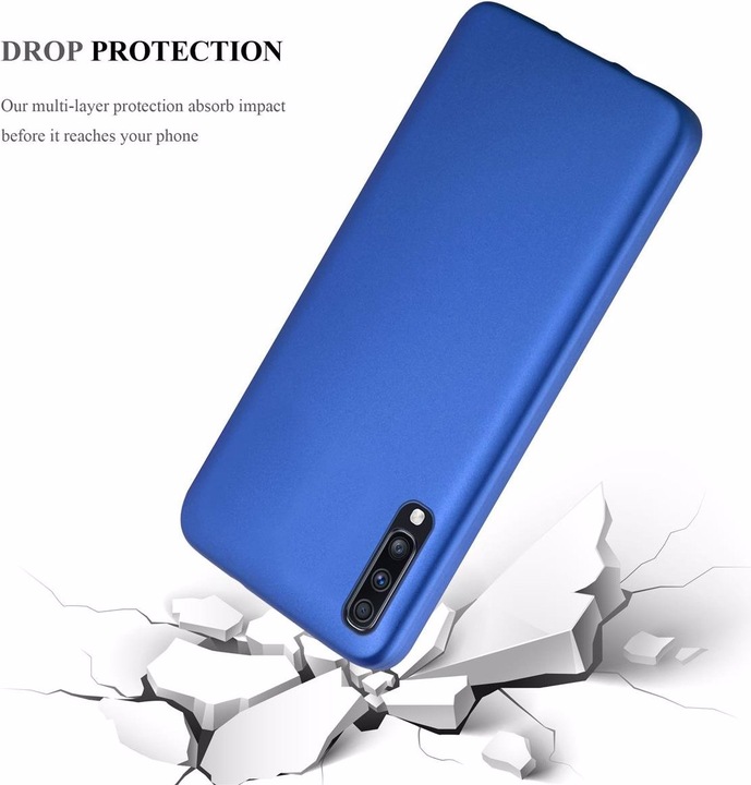 Produktbild Cadorabo TPU Matt Metallic Cover (Samsung Galaxy A70S, Samsung Galaxy A70)