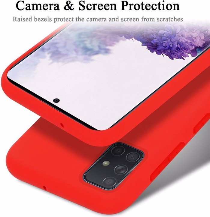 Actual product image Cadorabo TPU Liquid Silicone Case Cover (Samsung Galaxy A51 5G)