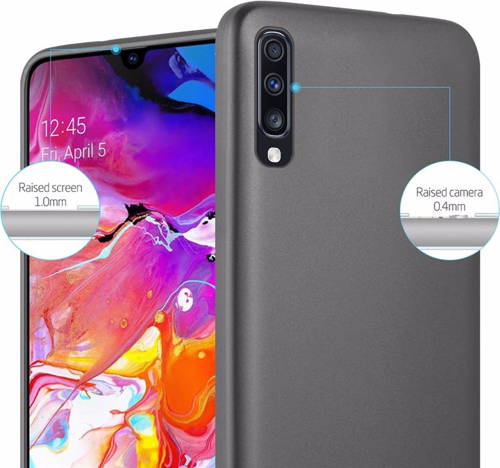 Produktbild Cadorabo TPU Matt Metallic Cover (Samsung Galaxy A70S, Samsung Galaxy A70)