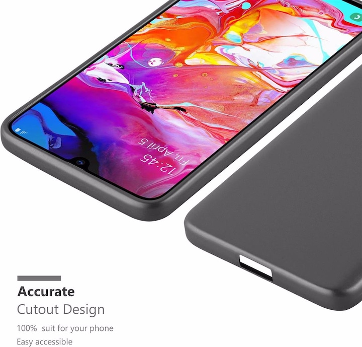 Produktbild Cadorabo TPU Matt Metallic Cover (Samsung Galaxy A70S, Samsung Galaxy A70)