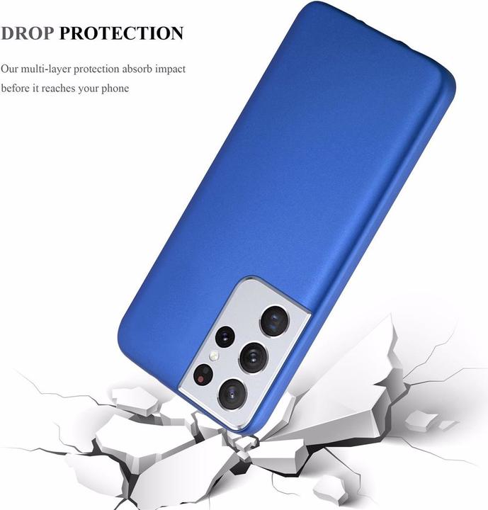 Produktbild Cadorabo TPU Matt Metallic Cover (Samsung Galaxy S21 Ultra)