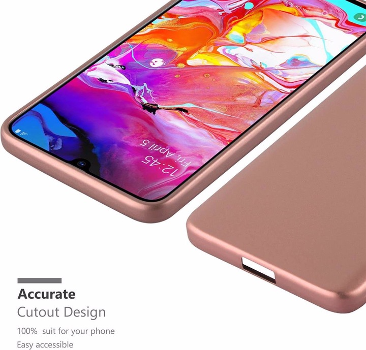 Produktbild Cadorabo TPU Matt Metallic Cover (Samsung Galaxy A70S, Samsung Galaxy A70)