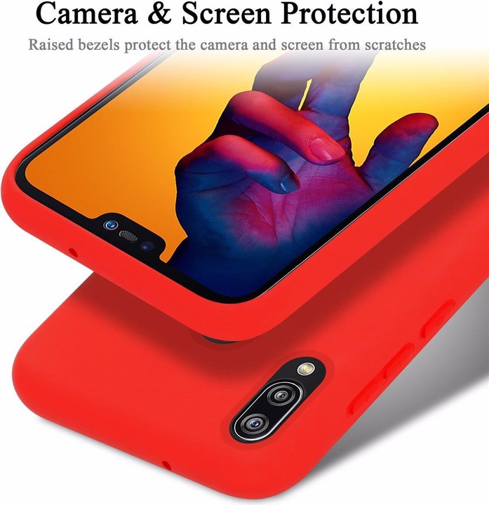 Produktbild Cadorabo TPU Liquid Silicone Case Cover (Huawei P20 Lite)