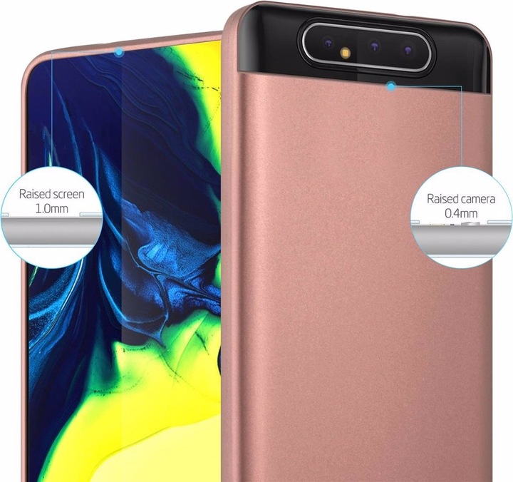 Produktbild Cadorabo TPU Matt Metallic Cover (Samsung Galaxy A80)