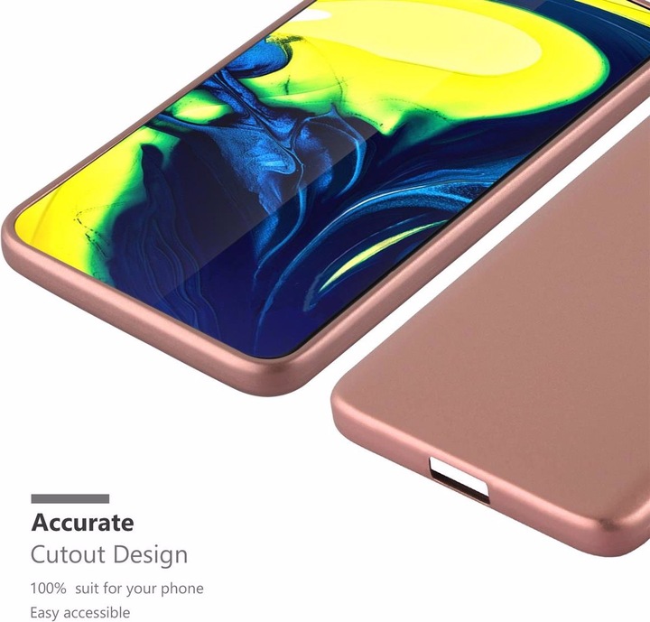 Produktbild Cadorabo TPU Matt Metallic Cover (Samsung Galaxy A80)