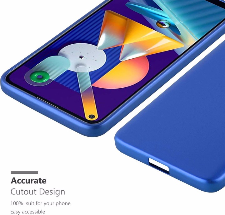 Produktbild Cadorabo TPU Matt Metallic Cover (Samsung Galaxy A11, Samsung Galaxy M11)