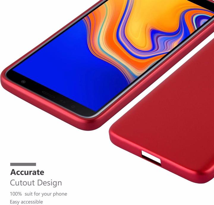 Actual product image Cadorabo TPU Matt Metallic Cover (Samsung Galaxy J4 Prime)