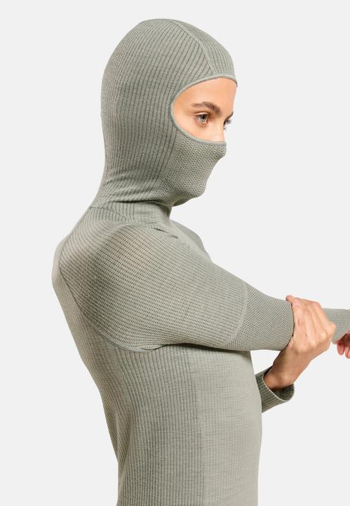 Actual product image Odlo Seamless Performance Wool Funktionsshirt mit Gesichtsschutz (S)
