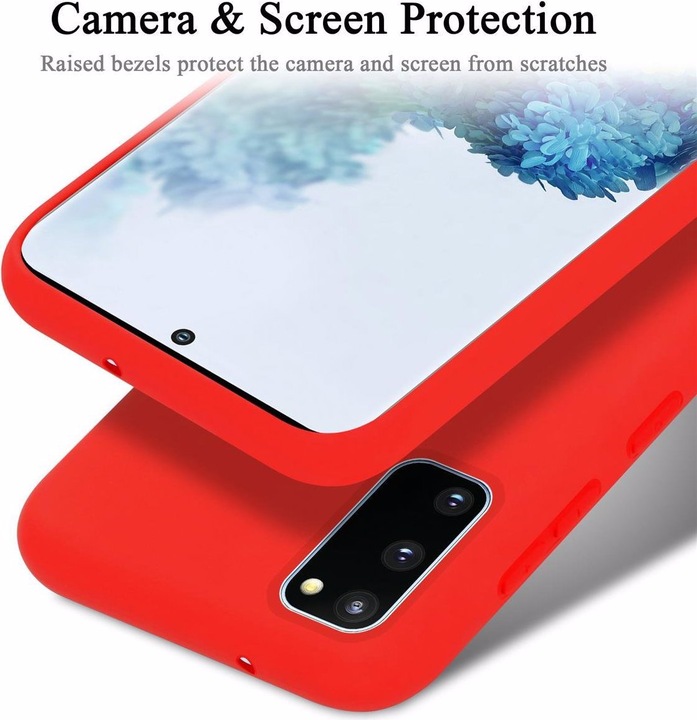 Actual product image Cadorabo TPU Liquid Silicone Case Cover (Samsung Galaxy S20 FE)