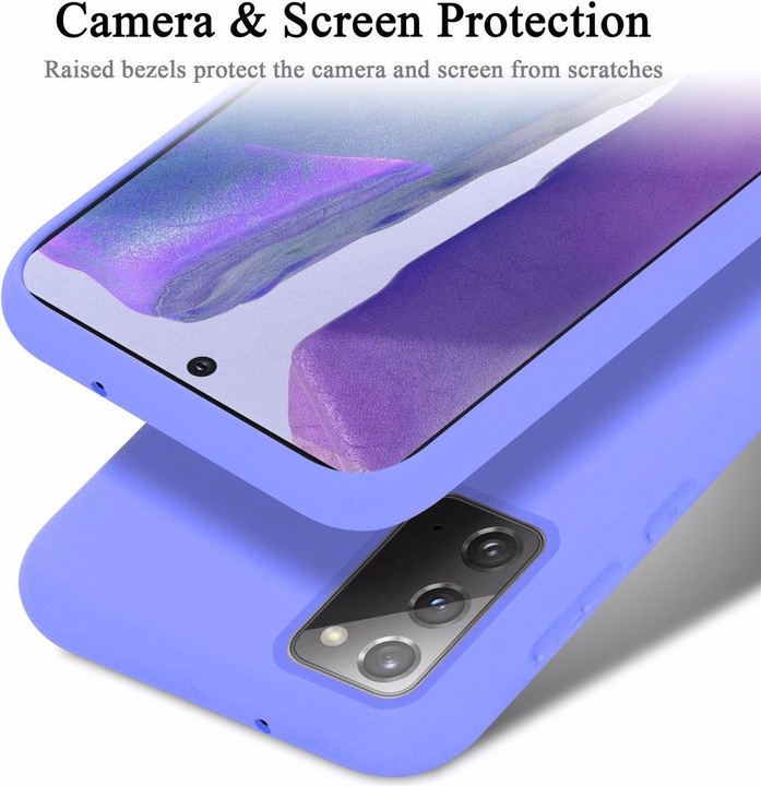 Actual product image Cadorabo TPU Liquid Silicone Case Cover (Samsung Galaxy Note 20)