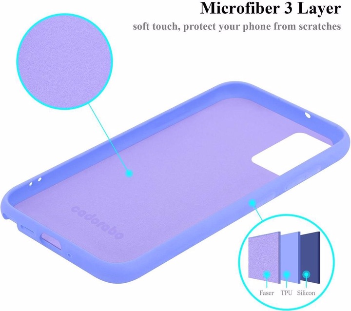Actual product image Cadorabo TPU Liquid Silicone Case Cover (Samsung Galaxy Note 20)