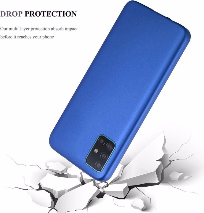 Produktbild Cadorabo TPU Matt Metallic Cover (Samsung Galaxy A71)
