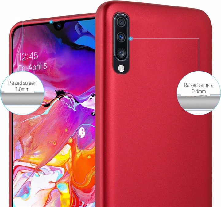 Image du produit Cadorabo Couverture métallique mate TPU (Samsung Galaxy A70S, Samsung Galaxy A70)