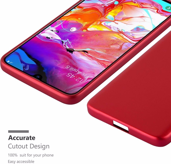 Produktbild Cadorabo TPU Matt Metallic Cover (Samsung Galaxy A70S, Samsung Galaxy A70)