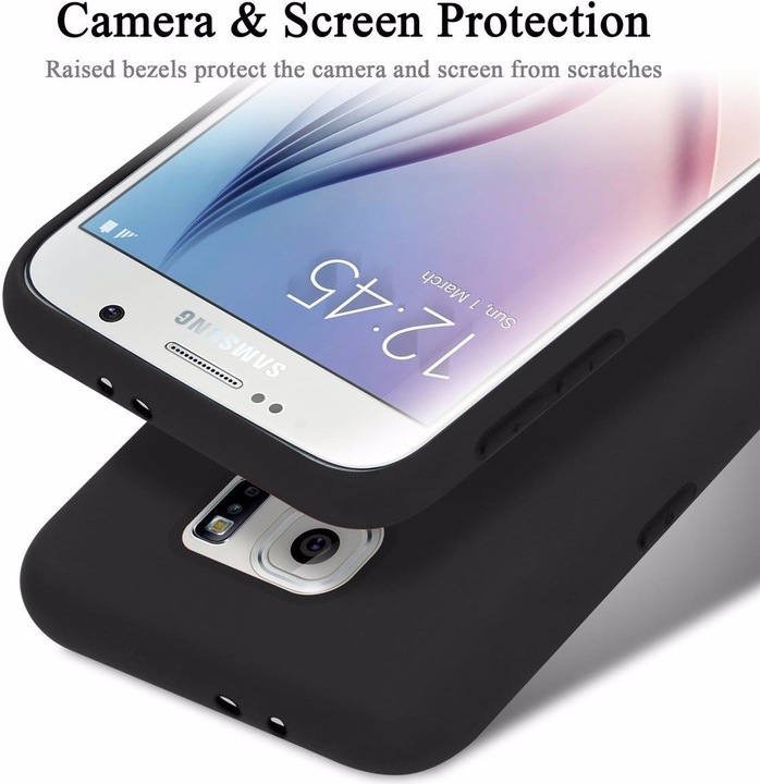 Actual product image Cadorabo TPU Liquid Silicone Case Cover (Samsung Galaxy S6)