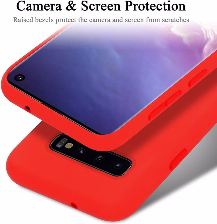Produktbild Cadorabo TPU Liquid Silicone Case Cover (Samsung Galaxy S10+)