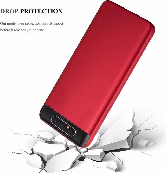 Actual product image Cadorabo TPU Matt Metallic Cover (Samsung Galaxy A80)