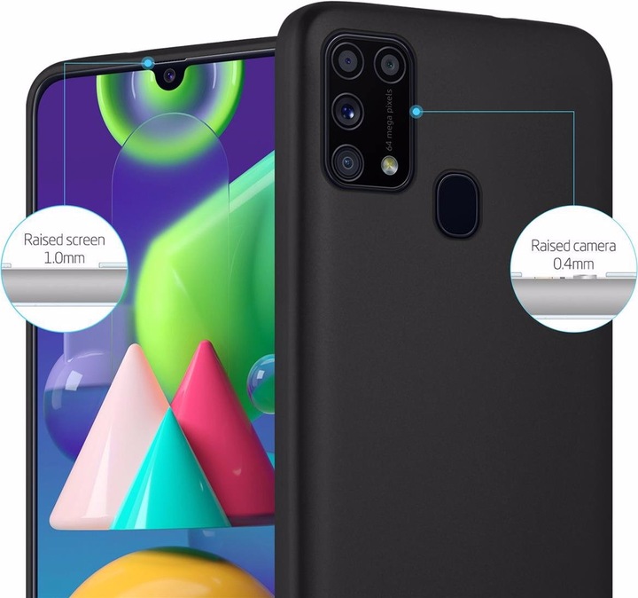 Produktbild Cadorabo TPU Matt Metallic Cover (Samsung Galaxy M31)
