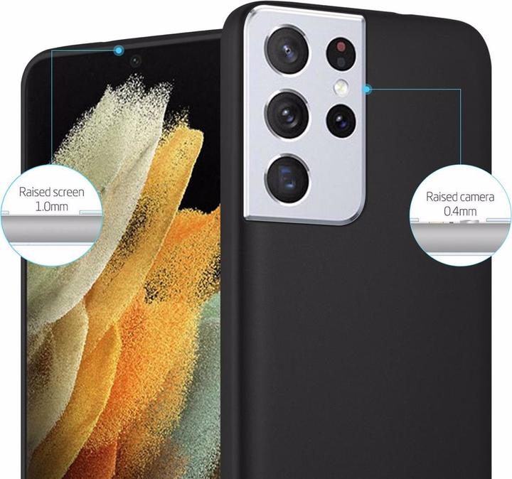 Image du produit Cadorabo Couverture métallique mate TPU (Samsung Galaxy S21 Ultra)