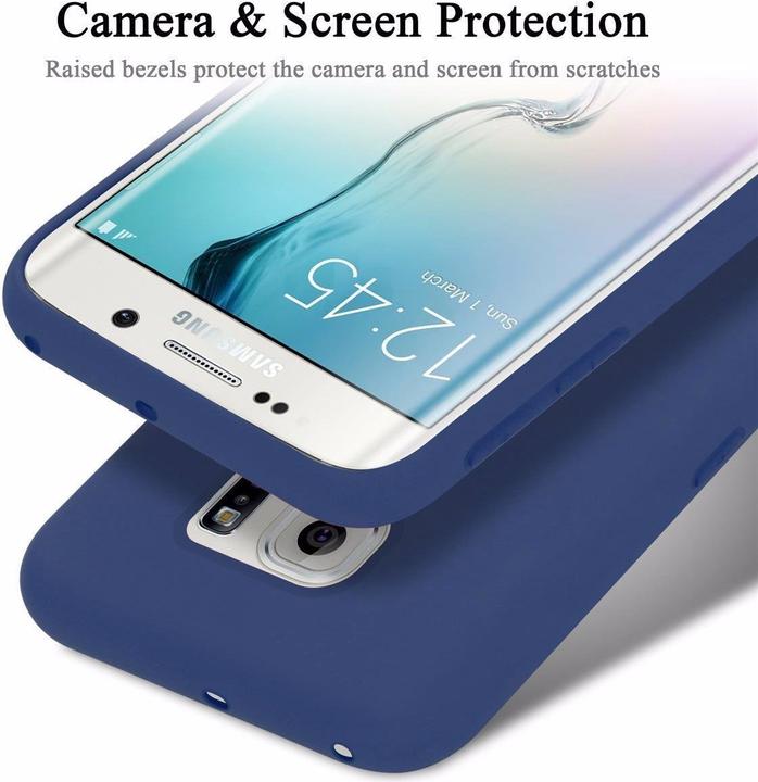 Produktbild Cadorabo TPU Liquid Silicone Case Cover (Samsung Galaxy S6 Edge)