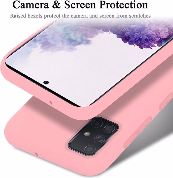 Actual product image Cadorabo TPU Liquid Silicone Case Cover (Samsung Galaxy A51 5G)