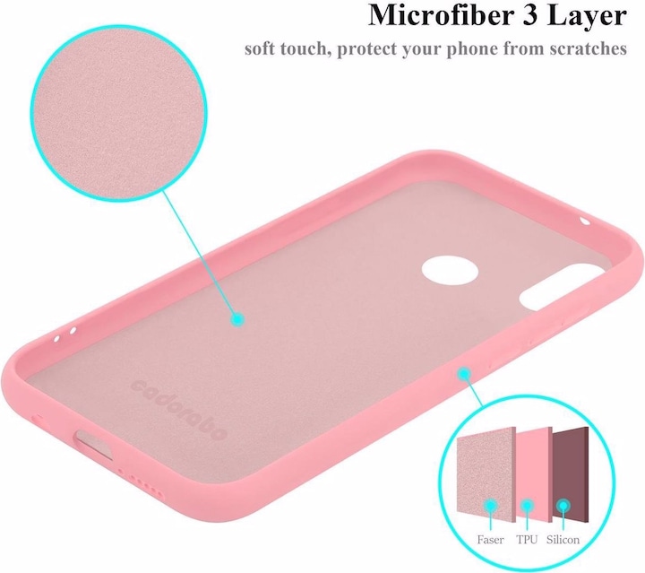 Produktbild Cadorabo TPU Liquid Silicone Case Cover (Huawei P20 Lite)