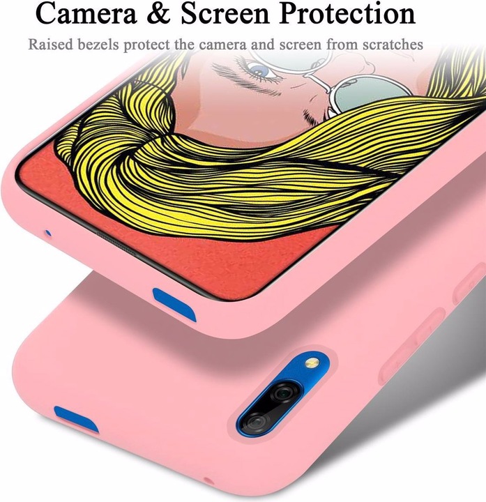 Produktbild Cadorabo TPU Liquid Silicone Case Cover (Huawei P Smart+ (2019))
