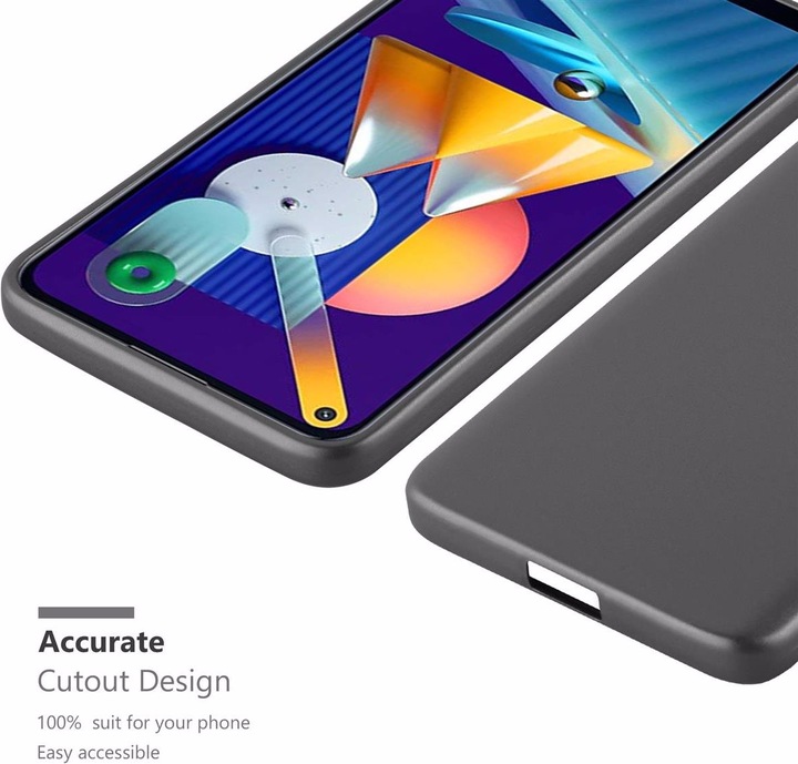 Produktbild Cadorabo TPU Matt Metallic Cover (Samsung Galaxy M11, Samsung Galaxy A11)