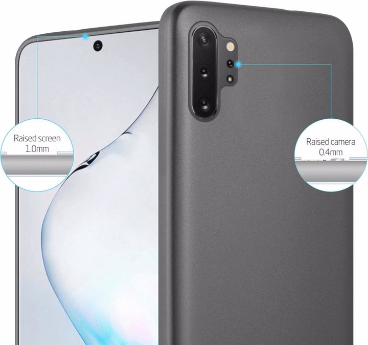 Produktbild Cadorabo TPU Matt Metallic Cover (Samsung Galaxy Note 10 Plus)