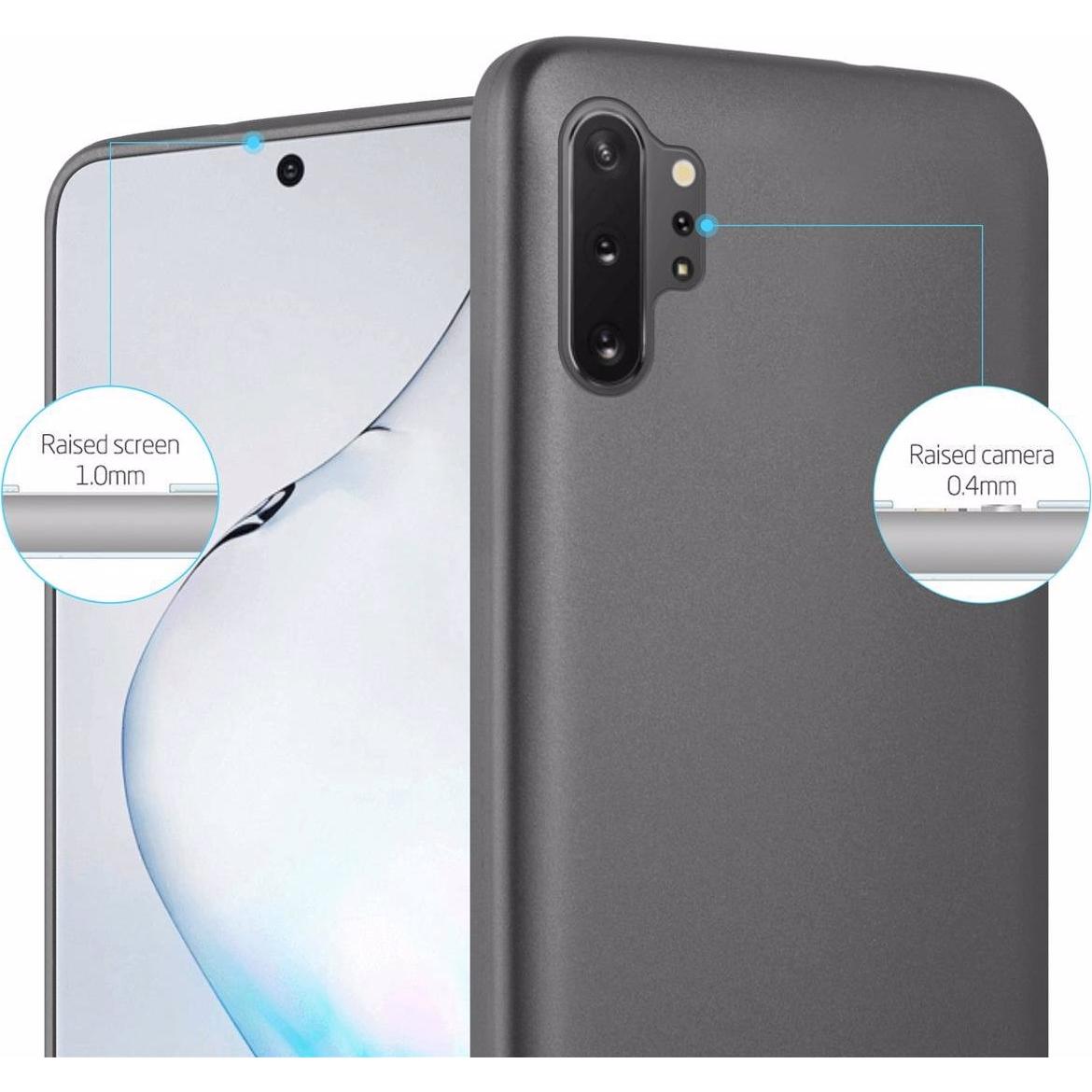Thumbnail - Cadorabo TPU Matt Metallic Cover (Samsung Galaxy Note 10 Plus), Smartphone Hülle, Grau