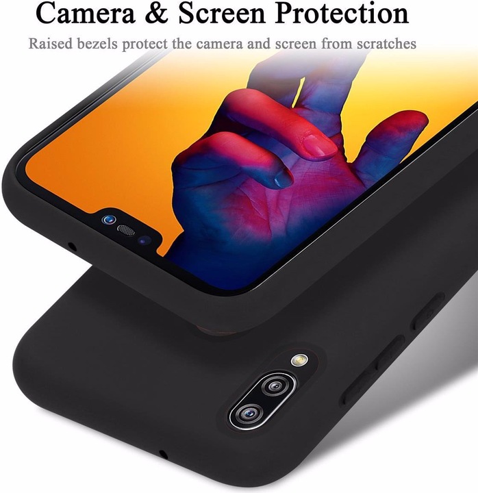 Productafbeelding Cadorabo TPU Liquid Silicone Case Cover (Huawei Nova 3E)