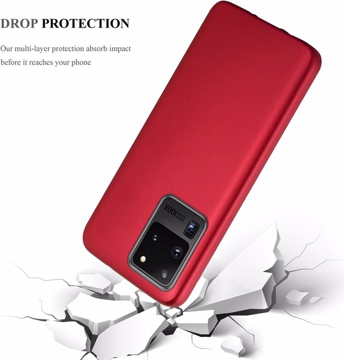 Produktbild Cadorabo TPU Matt Metallic Cover (Samsung Galaxy S20 Ultra)