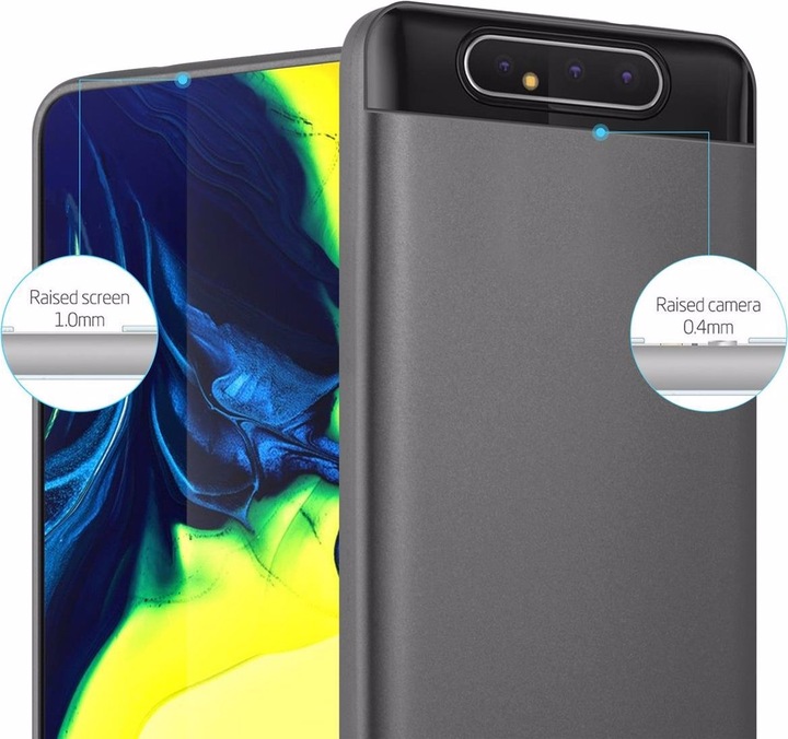Produktbild Cadorabo TPU Matt Metallic Cover (Samsung Galaxy A80)