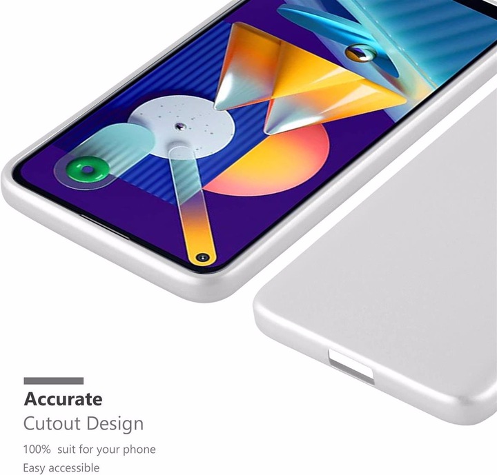 Produktbild Cadorabo TPU Matt Metallic Cover (Samsung Galaxy M11, Samsung Galaxy A11)