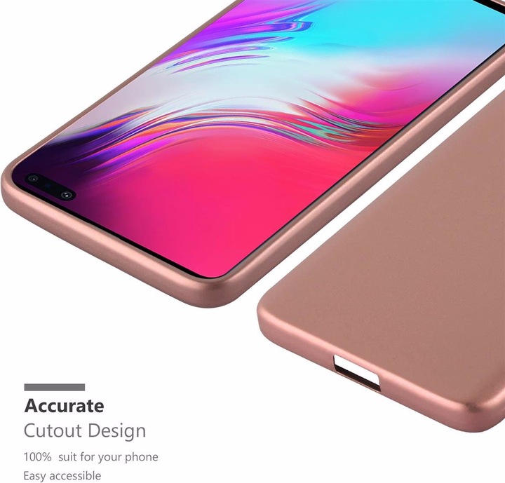 Actual product image Cadorabo TPU Matt Metallic Cover (Samsung Galaxy S10 5G)