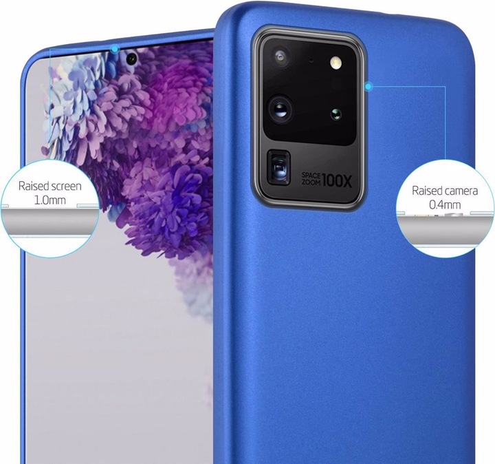 Produktbild Cadorabo TPU Matt Metallic Cover (Samsung Galaxy S20 Ultra)