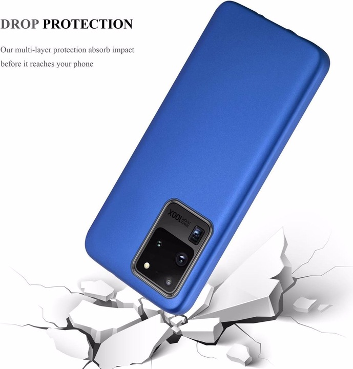 Produktbild Cadorabo TPU Matt Metallic Cover (Samsung Galaxy S20 Ultra)
