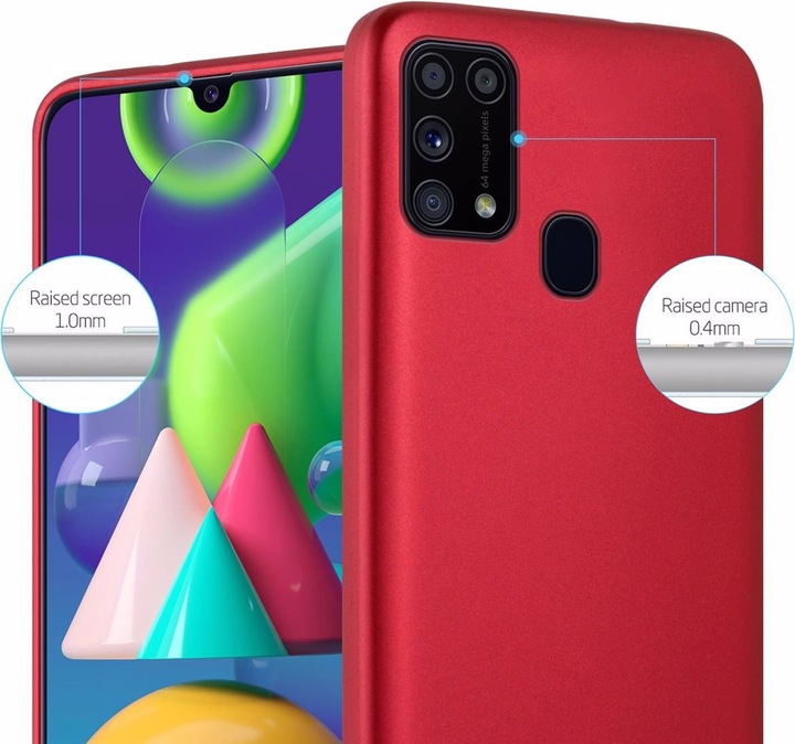 Produktbild Cadorabo TPU Matt Metallic Cover (Samsung Galaxy M31)
