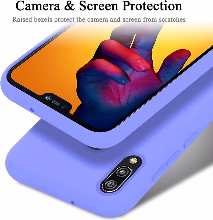 Produktbild Cadorabo TPU Liquid Silicone Case Cover (Huawei P20 Lite)