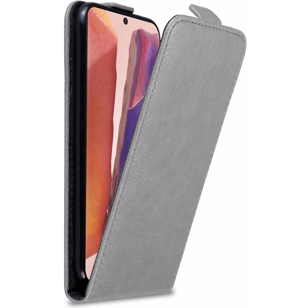 Cadorabo Flip wie Invis Cover (Samsung Galaxy Note 20+), Smartphone Hülle, Grau