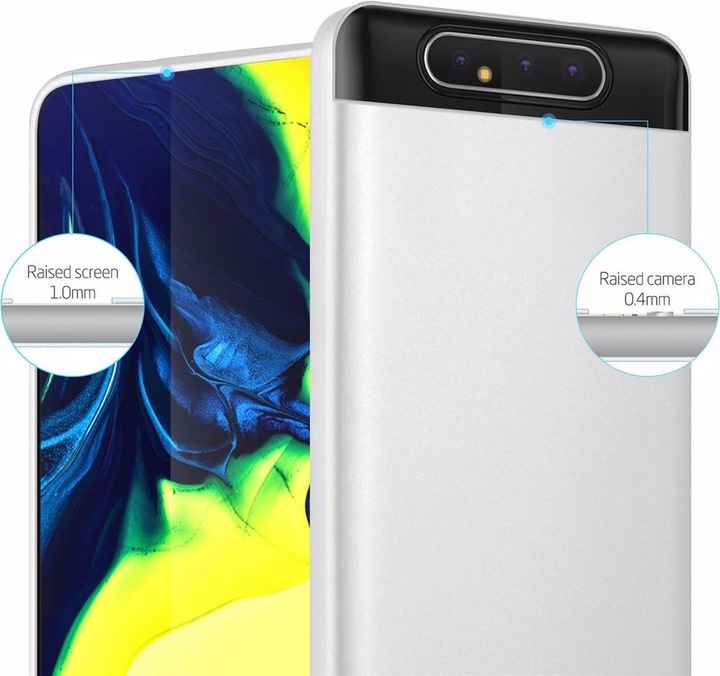 Produktbild Cadorabo TPU Matt Metallic Cover (Samsung Galaxy A80)