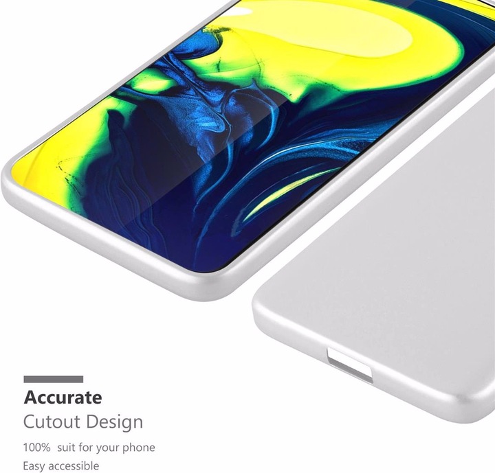 Produktbild Cadorabo TPU Matt Metallic Cover (Samsung Galaxy A80)