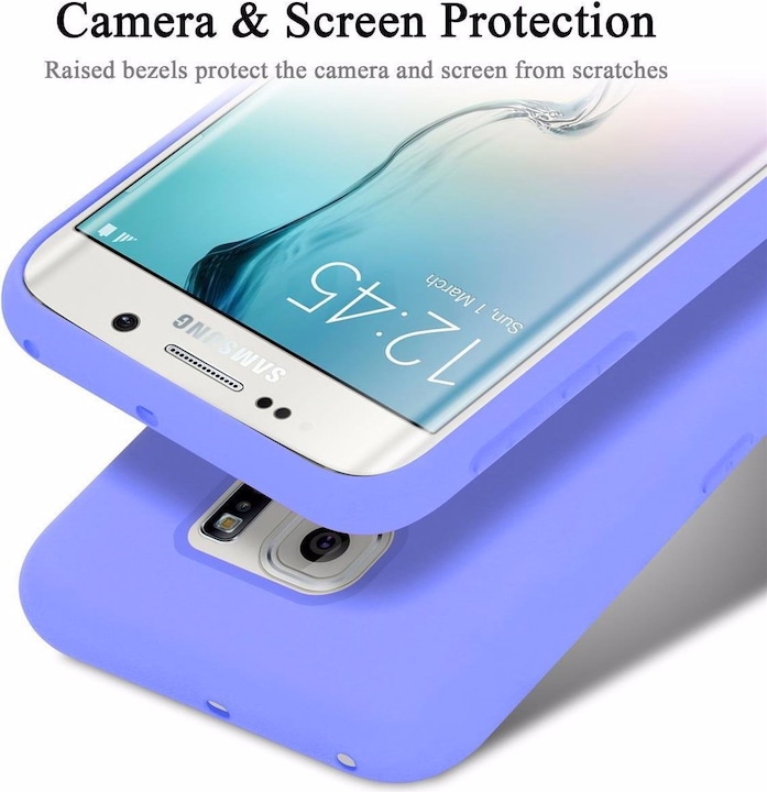 Produktbild Cadorabo TPU Liquid Silicone Case Cover (Samsung Galaxy S6 Edge)