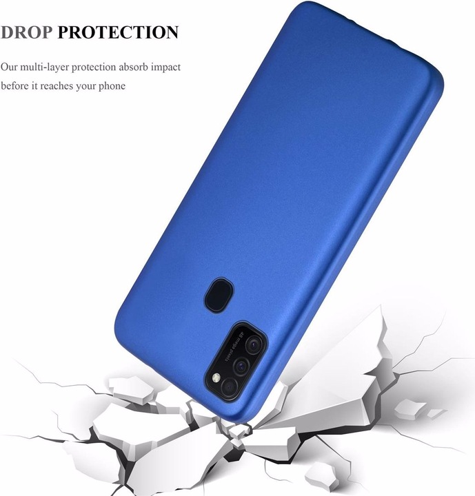 Produktbild Cadorabo TPU Matt Metallic Cover (Samsung Galaxy M21, Samsung Galaxy M30s)