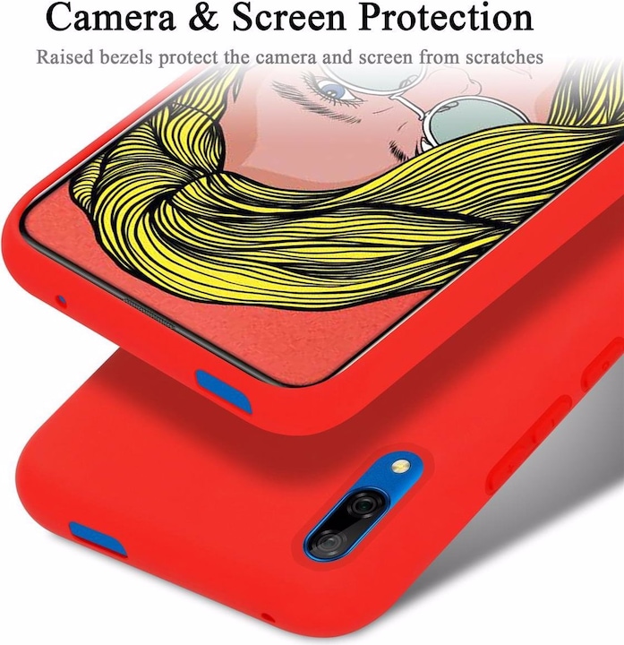 Produktbild Cadorabo TPU Liquid Silicone Case Cover (Huawei P Smart (2019))