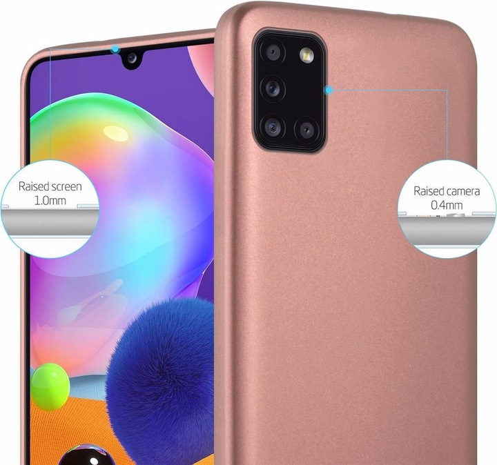 Produktbild Cadorabo TPU Matt Metallic Cover (Samsung Galaxy A31)