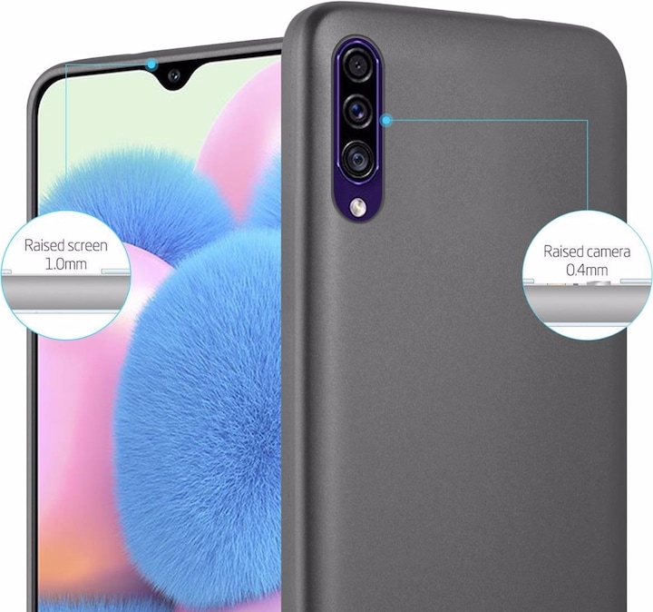 Actual product image Cadorabo TPU Matt Metallic Cover (Samsung Galaxy A30s, Samsung Galaxy A50s)